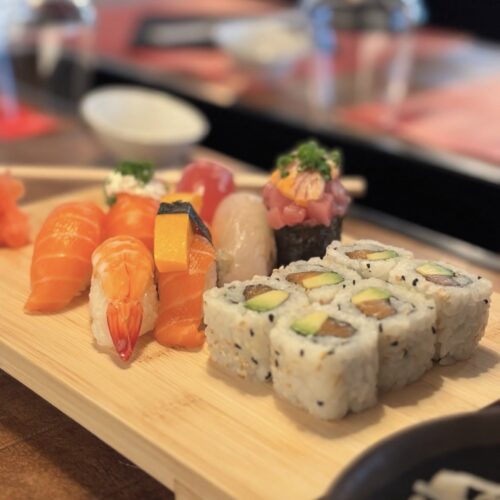 plateau de sushi chez sushi nami à concarneau