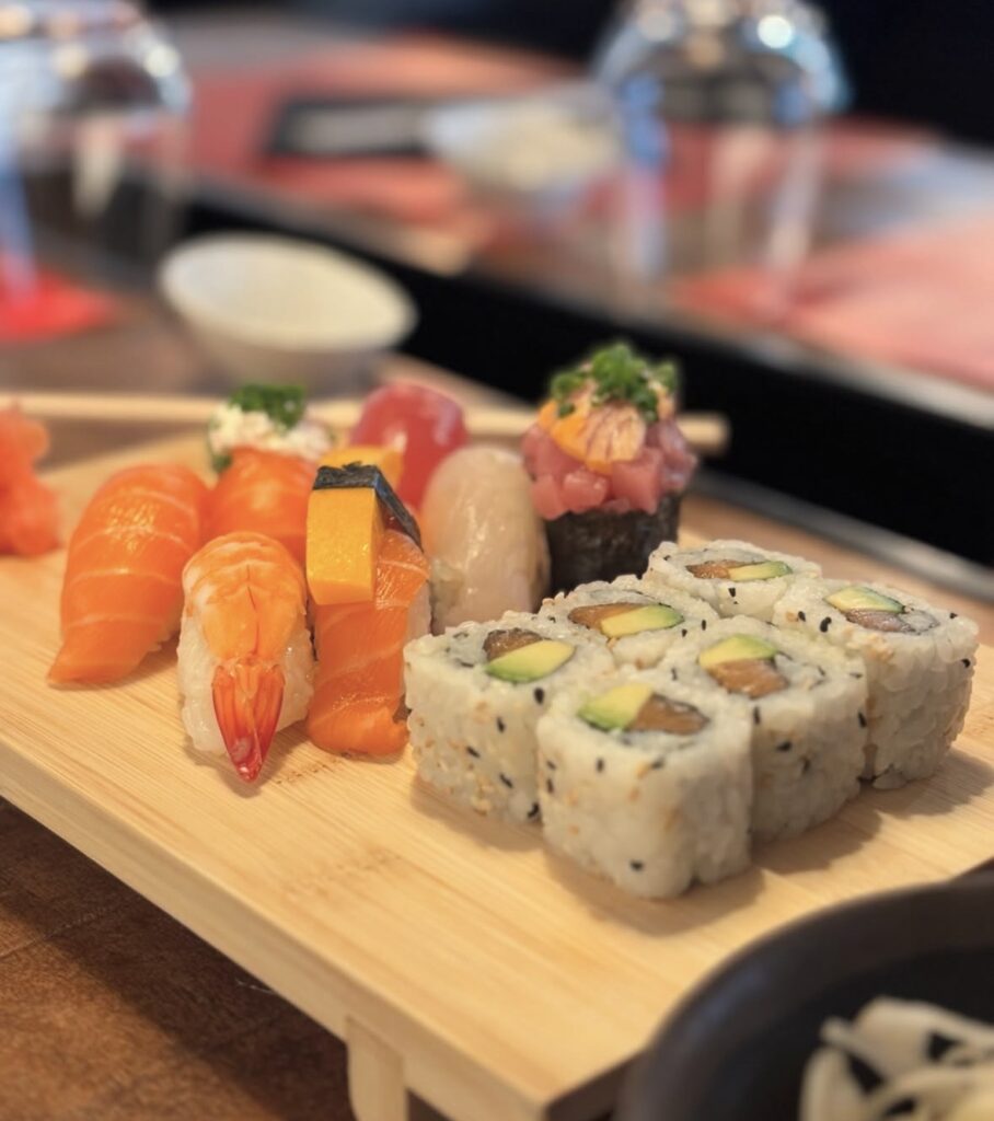 plateau de sushi chez sushi nami à concarneau