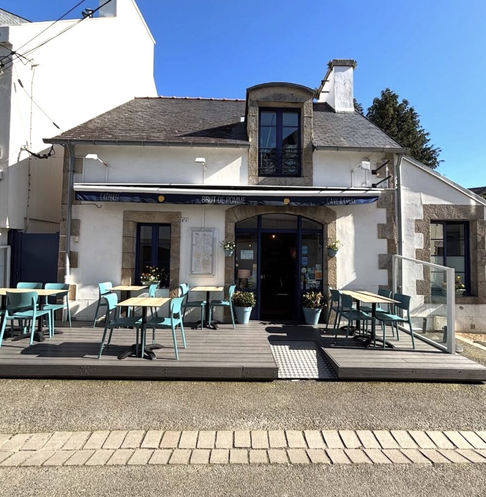 devanture de brut de pomme à pont l'abbé