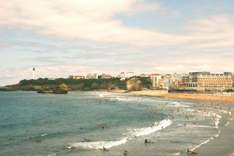 La plage de Biarritz