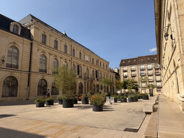 Une place du centre de Dijon
