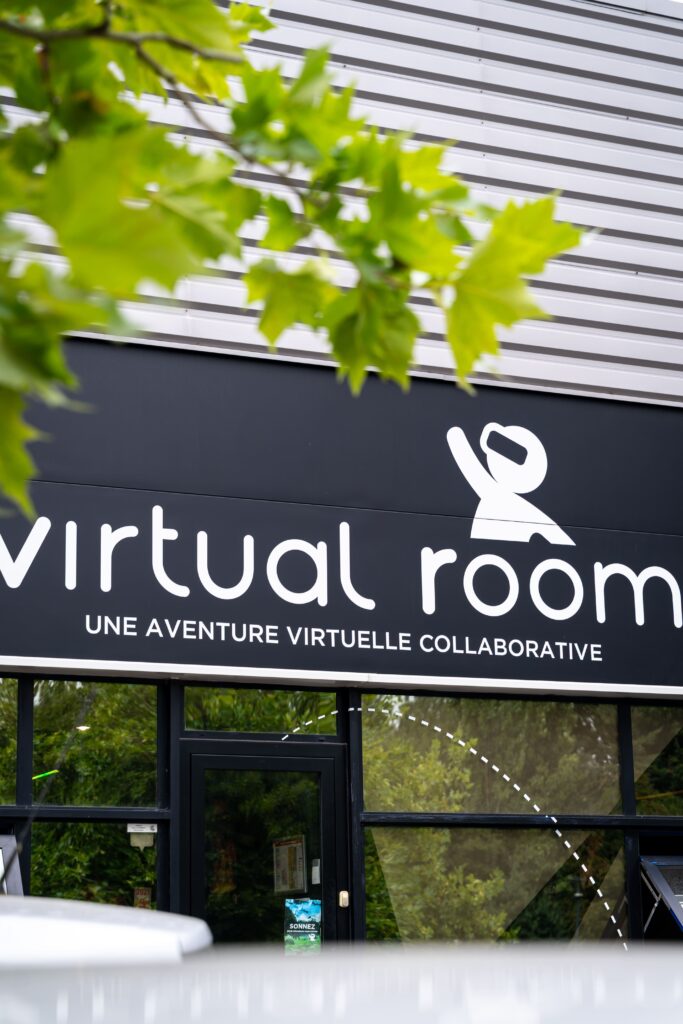 La devanture de Virtual Room à Rennes