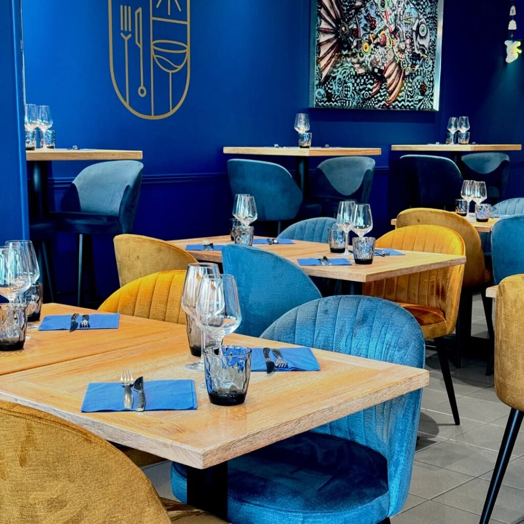 Intérieur du Kon-Tiki, restaurant à Pornichet