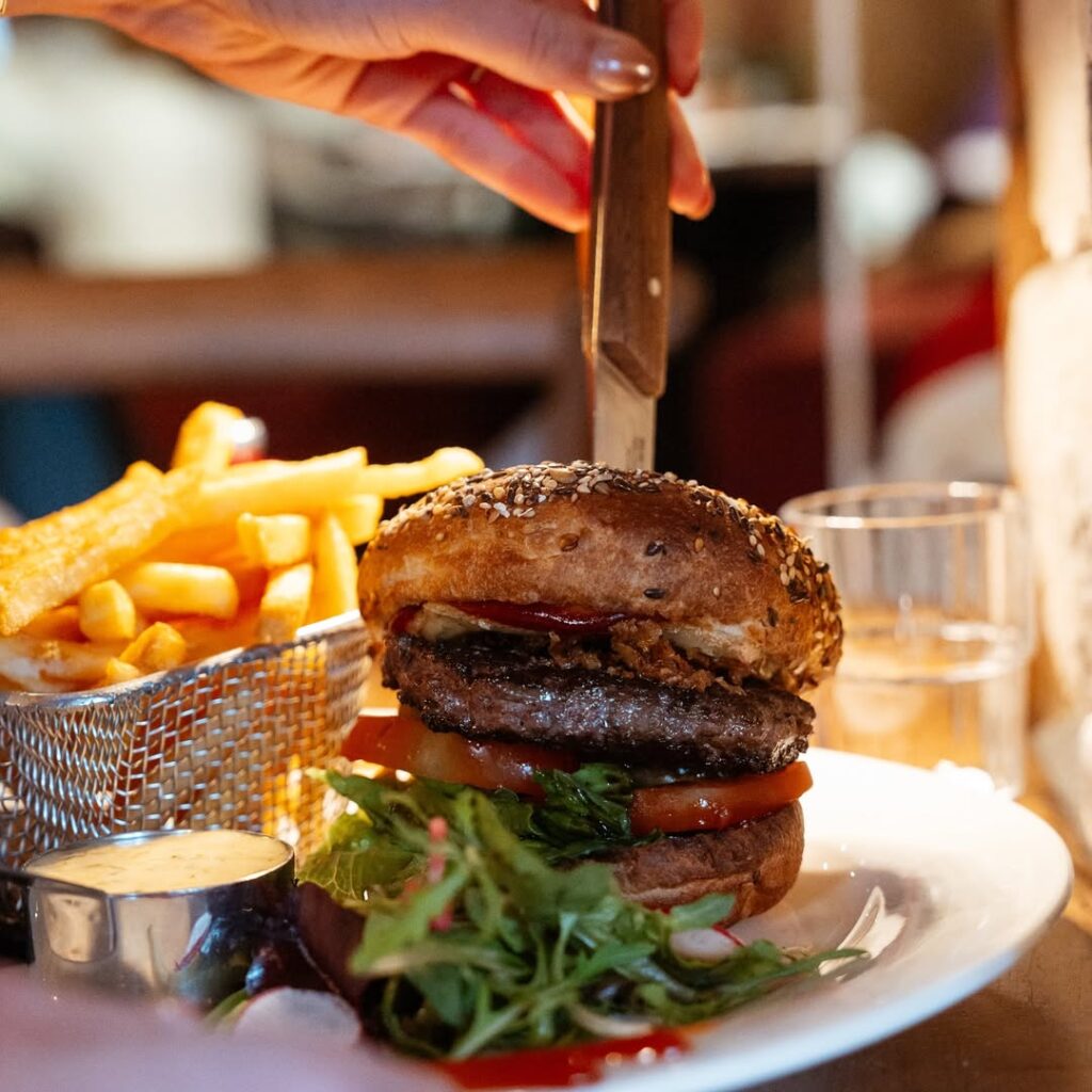 Burger du restaurant La Bergerie à La Baule