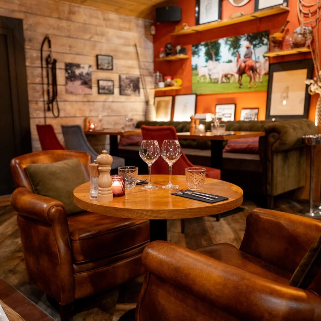 Intérieur du restaurant El Chaco, à La Baule