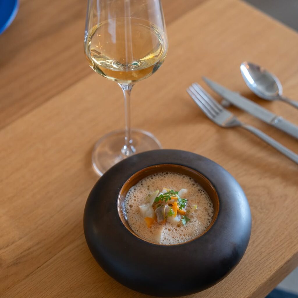 Plat du restaurant la Tête de l'Art, à Guérande