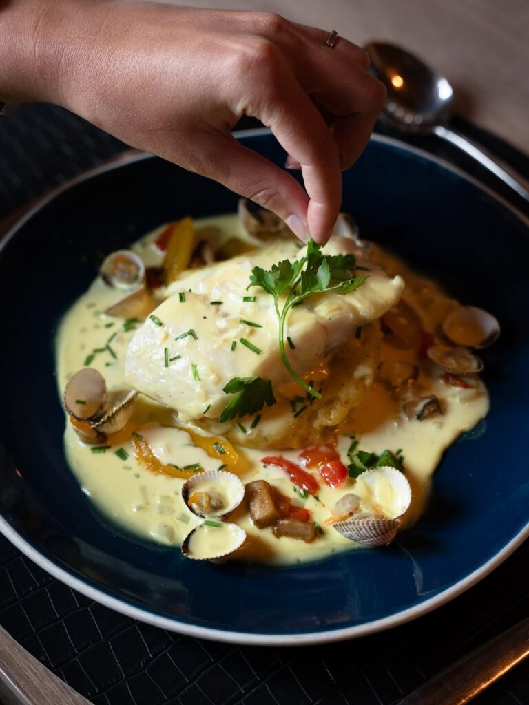 Plat de la Ferme du Blanchot, à Crossac