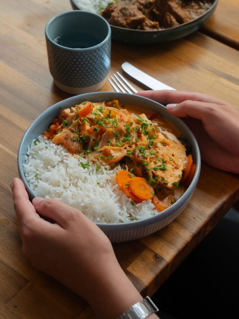 Plat du restaurant Dom Tom, à Saint Nazaire