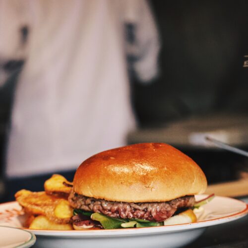 Burger Margaux à la mangeoire à Deauville