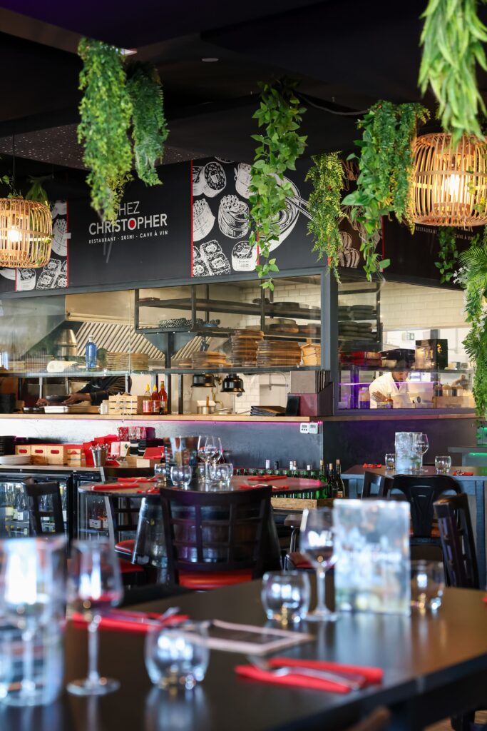 La salle intérieur de Chez Christopher à Saleilles