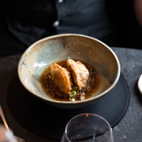 Gyozas au restaurant Topaze, à Saint Nazaire