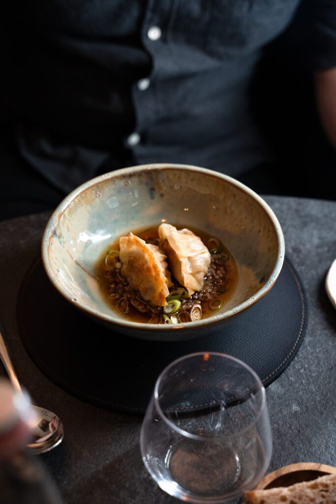 Gyozas au restaurant Topaze, à Saint Nazaire