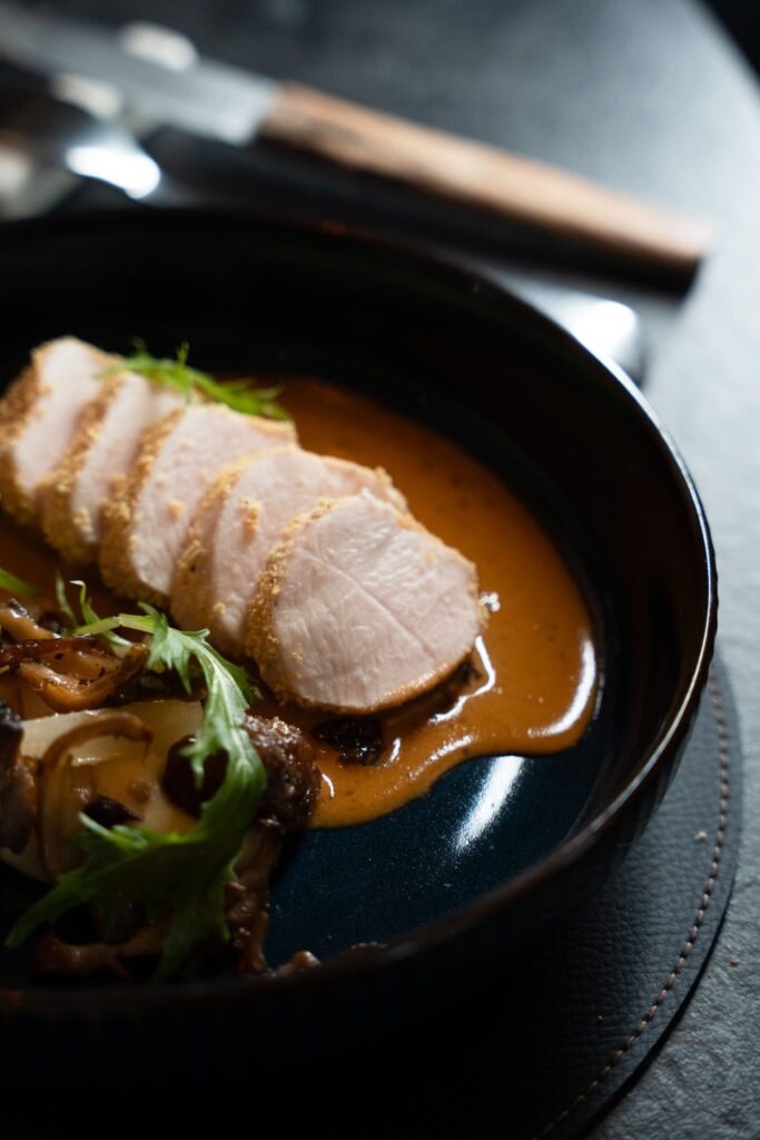 Plat volaille au restaurant Topaze, à Saint Nazaire