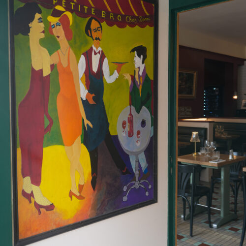 Un tableau du restaurant La Petite Brocante au Havre
