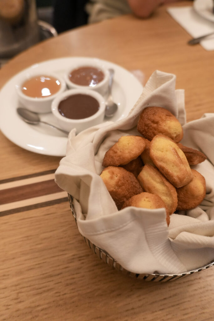 Des madeleines du restaurant La Petite Brocante au Havre