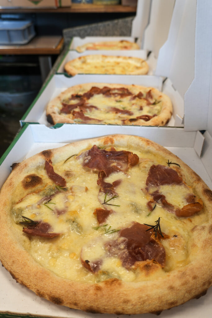 Des pizzas de chez Giacomo à Sainte-Cécile au Havre