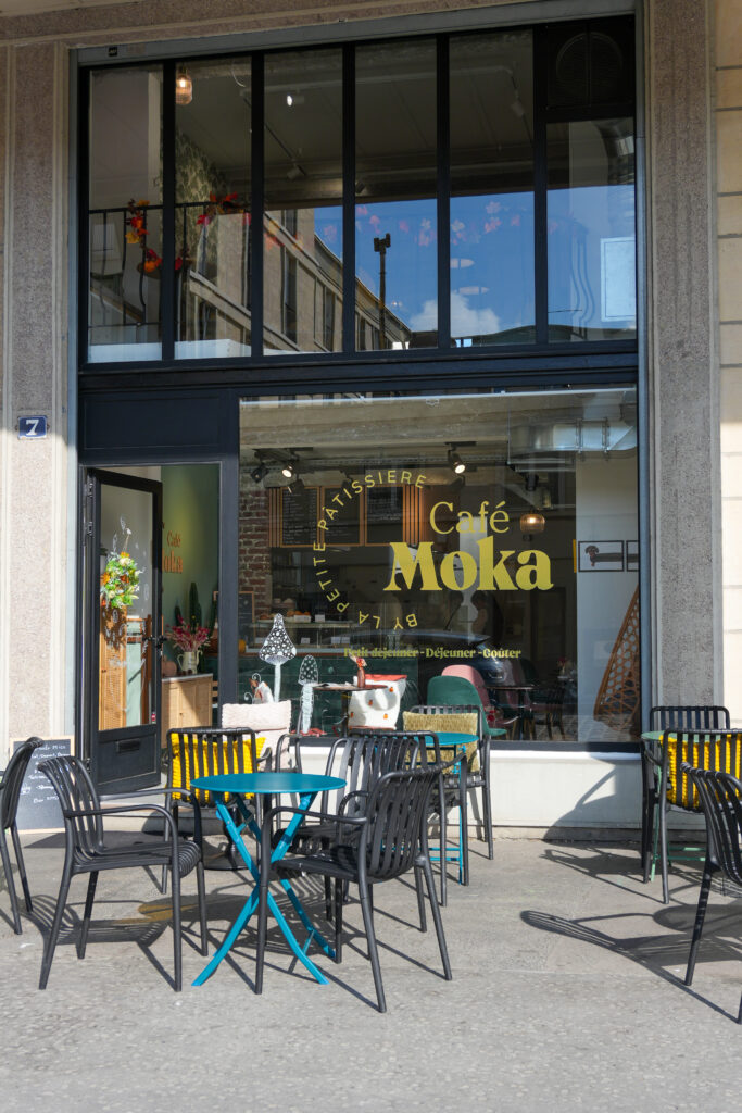 Une terrasse du Café Moka au Havre