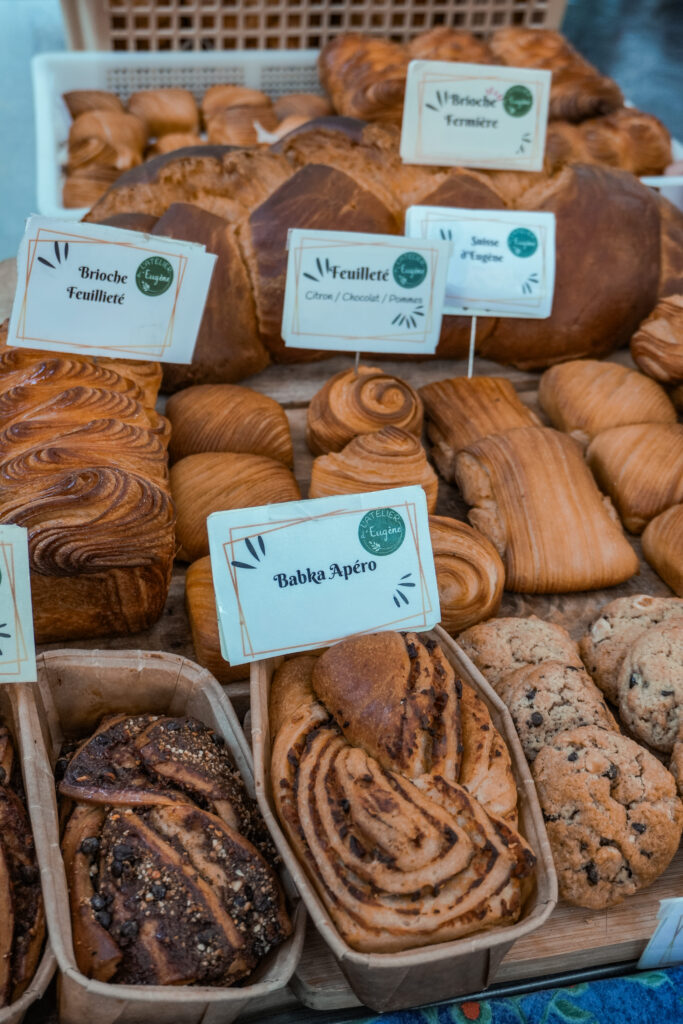 Les viennoiseries de la boulangerie paysanne L'Atelier d'Eugene à Epreville