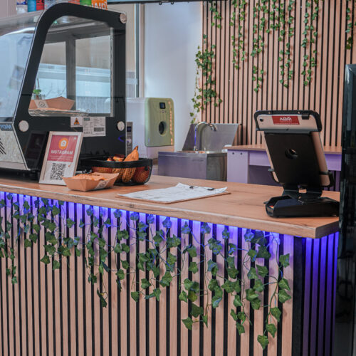 L'intérieur du corner healthy J'M Cuisiner au Havre