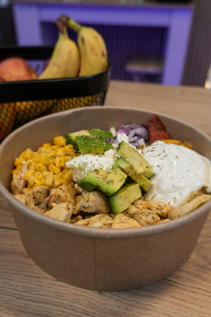 Bowl healthy de chez J'M Cuisiner au Havre