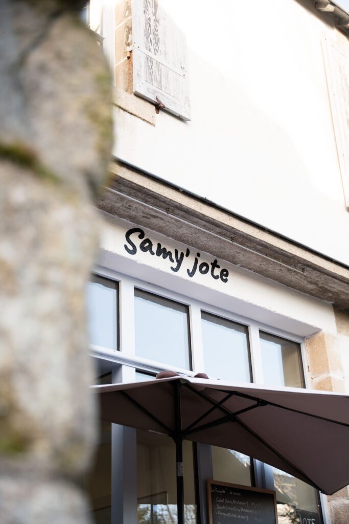 Devanture de Samy'Jote, à Guérande