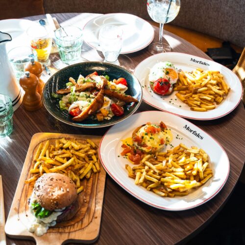 Plats du brunch chez Morfales, à Guérande