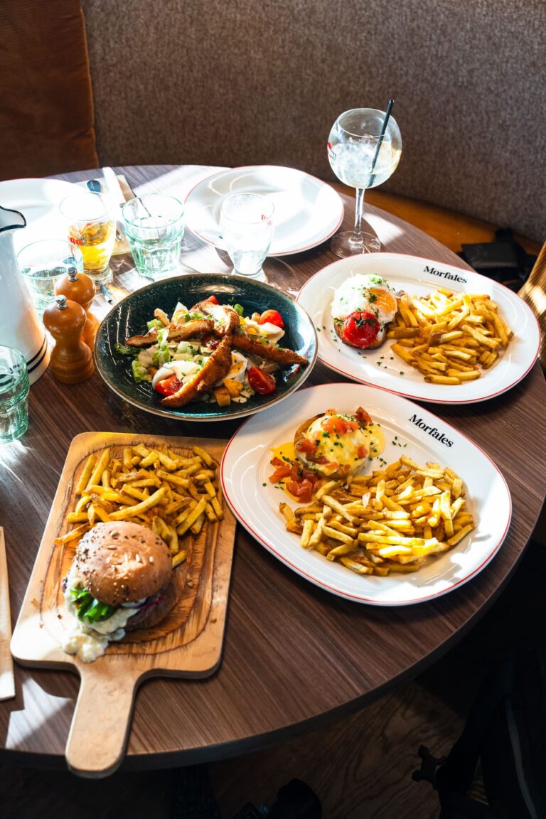 Plats du brunch chez Morfales, à Guérande