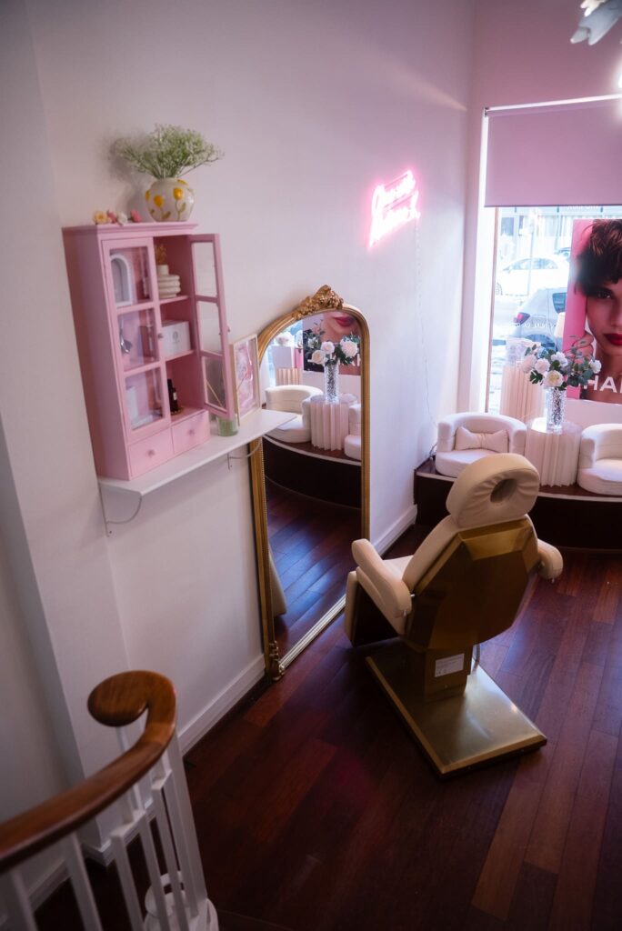 Décoration de Madame K, institut de beauté à Saint Nazaire