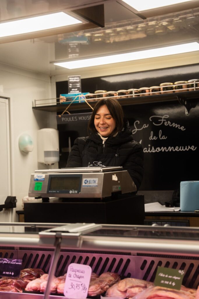 La Ferme de la Maisonneuve, sur les marchés