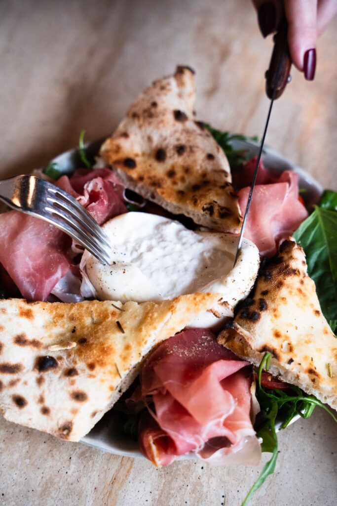 Burrata à l'italienne chez Quanto Basta, à Guérande
