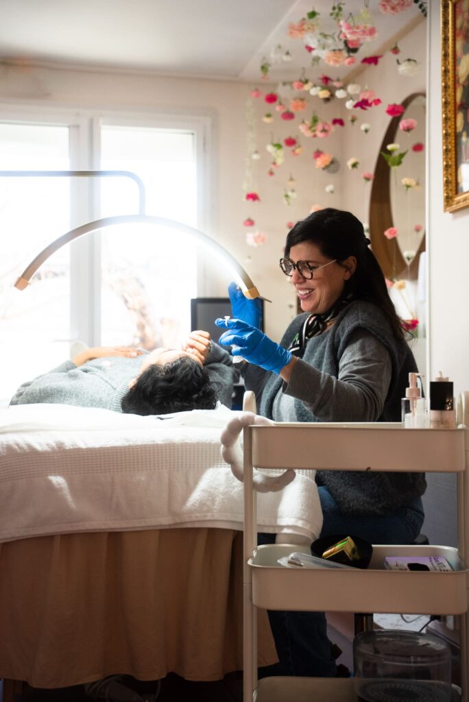 Microblading par Madame K, institut de beauté à Saint Nazaire