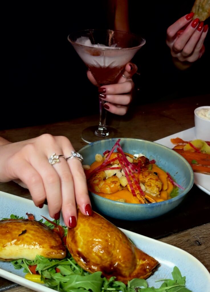 Empanadas et gambas de chez El Primo