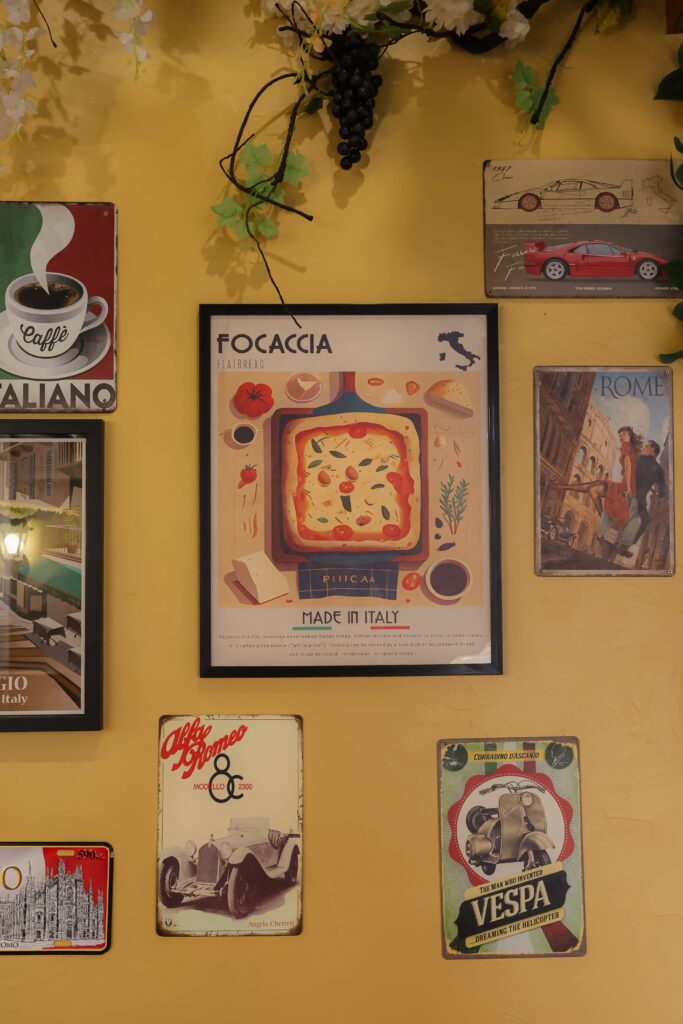 Décoration chez Fricaccia à Perpignan