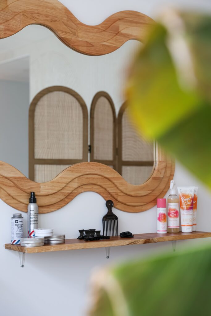 L'espace coiffure post head spa chez Hanakami Head Spa à Perpignan