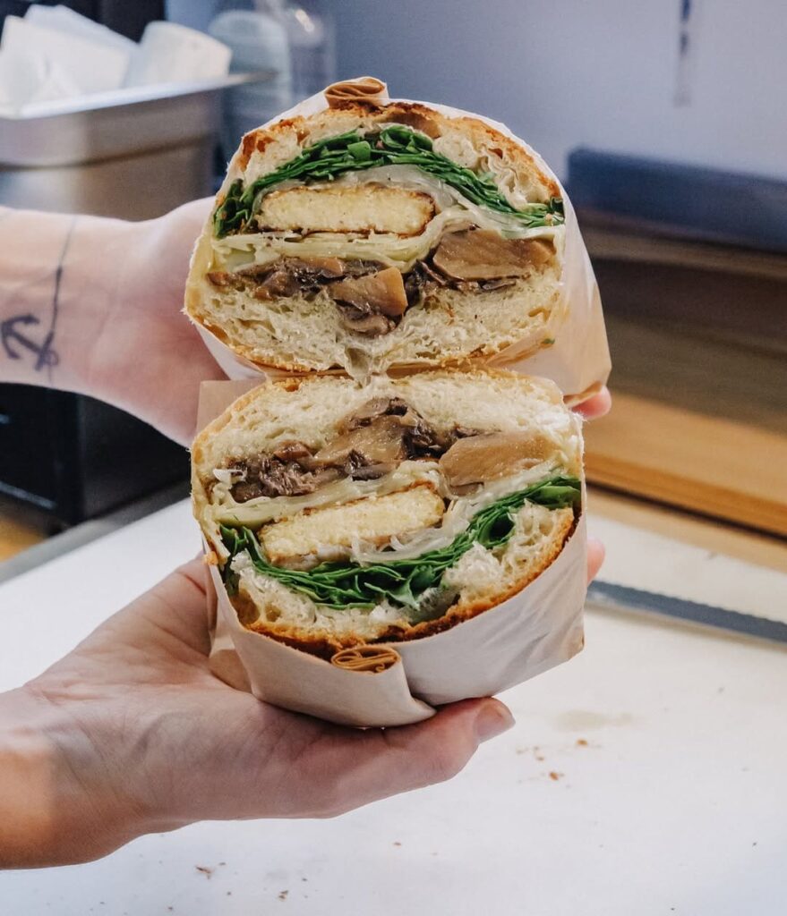 Focaccia gourmand d'un restaurant de type fusion française et italienne à Pau, près de Tarbes