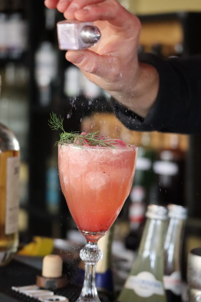 Cocktail mamie louise à honfleur