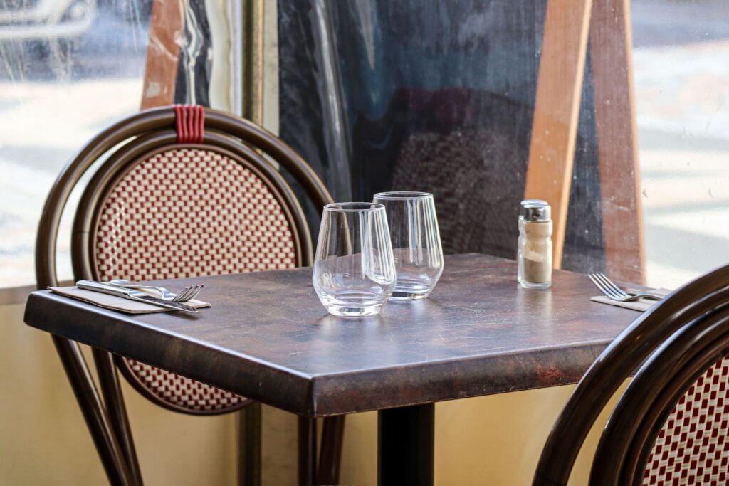 Terrasse extérieure Bistrot 19 à Villers-sur-Mer