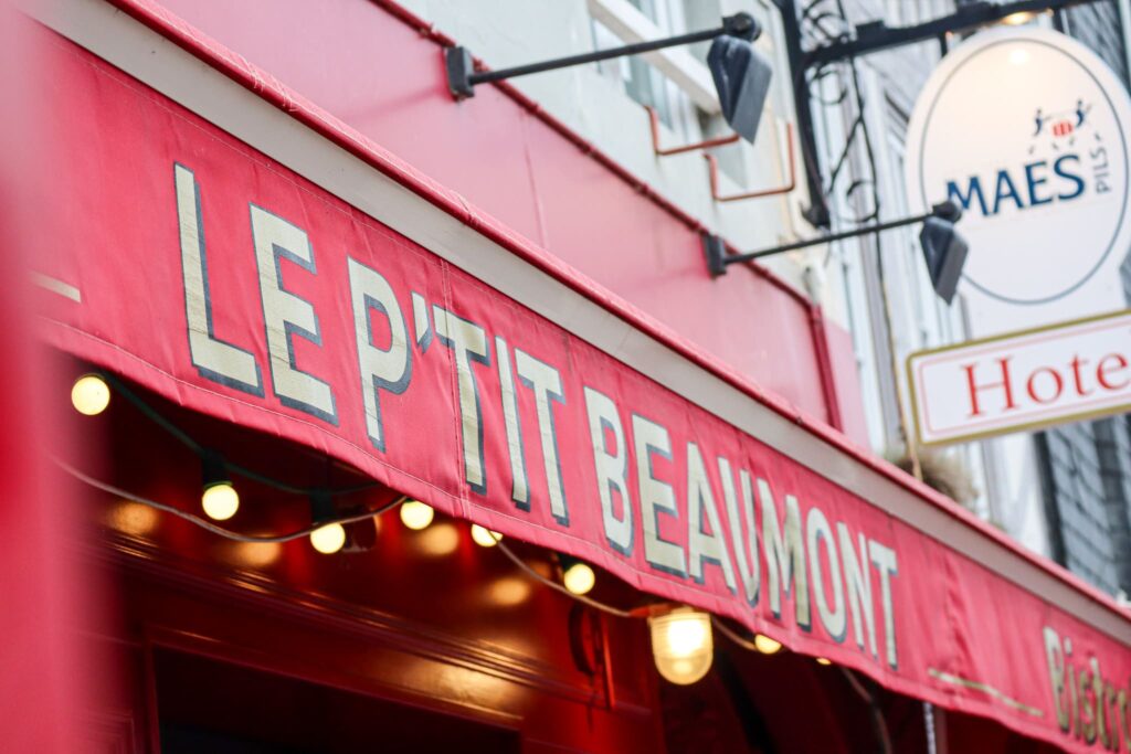 Devanture Le p'tit Beaumont à Beaumont en Auge