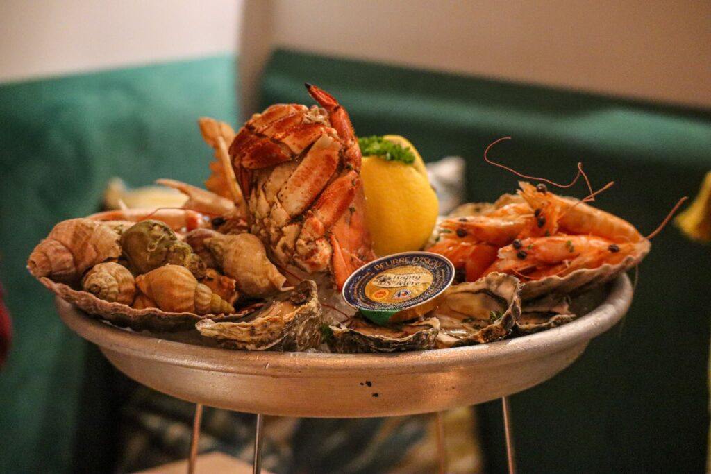 Fruits de mer La mer paulette à trouville-sur-mer