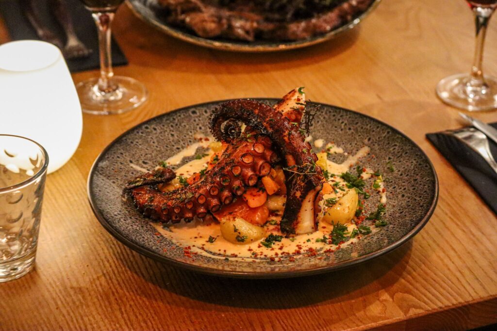 Poulpe La mer paulette à trouville-sur-mer