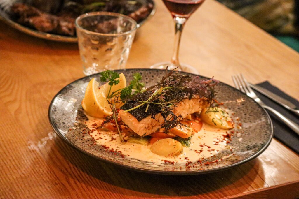 Saumon La mer paulette à trouville-sur-mer