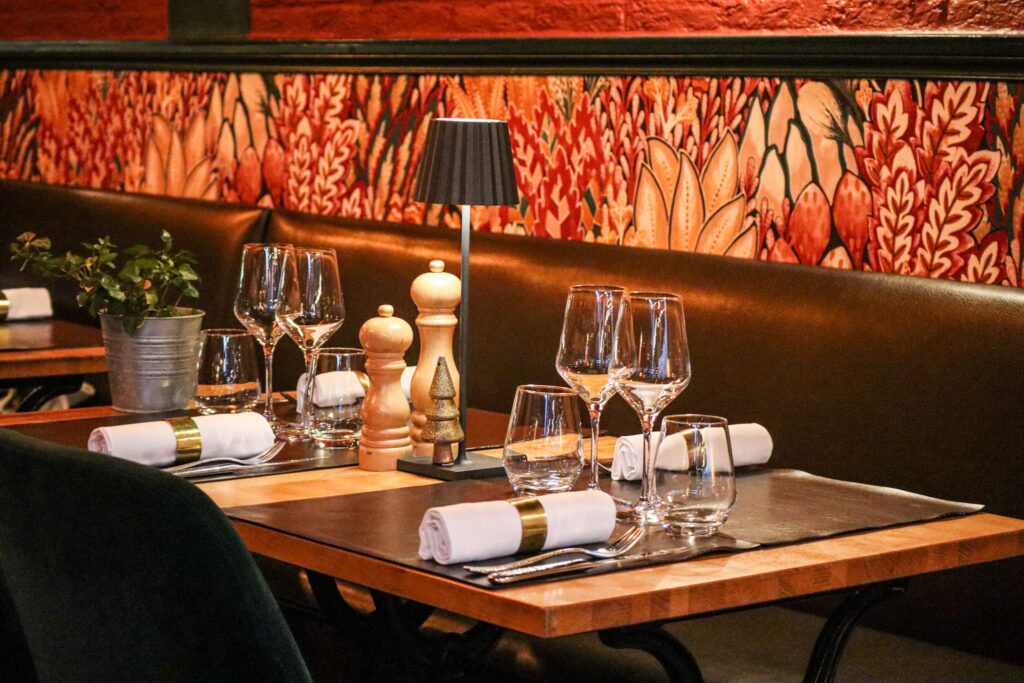 Intérieur l'art du bistrot à Honfleur