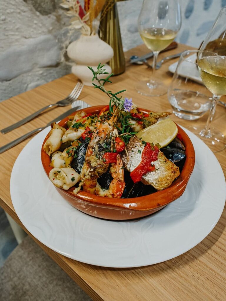 Fruits de mer d'un restaurant de type cuisine française à Monein, près de Pau