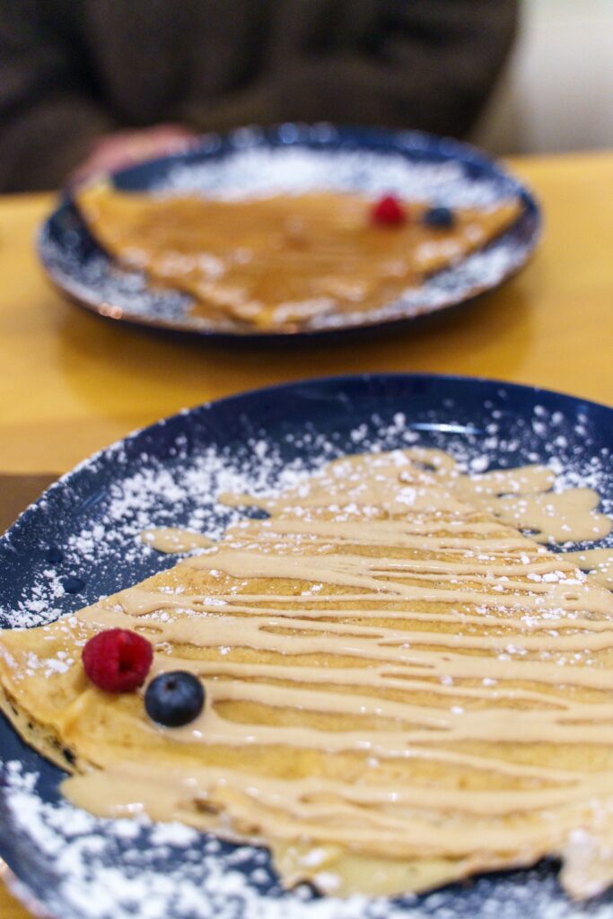 La crêpe dessert à La Maison des Crêpes à Rivesaltes
