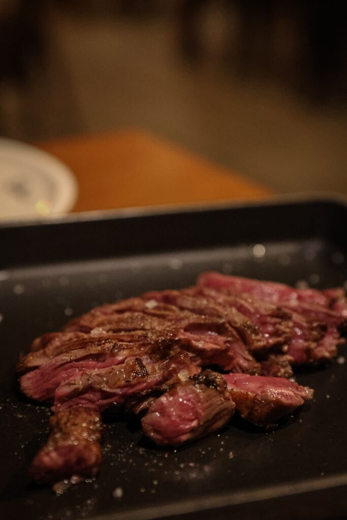 L'onglet de bœuf au restaurant Le Divil à Perpignan