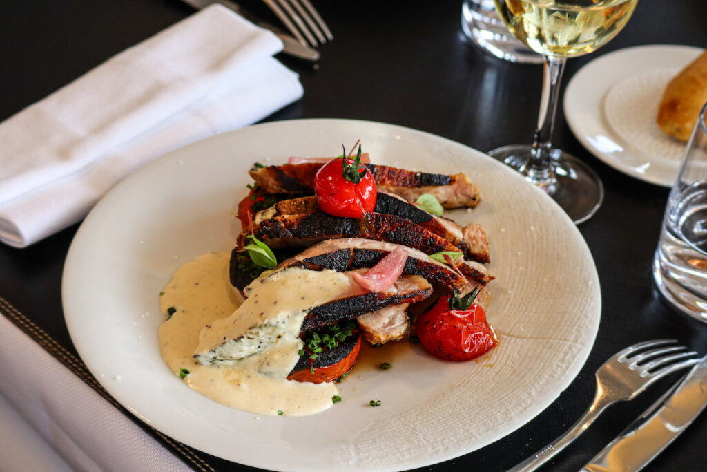 Le plat principal du Riva Bella à Ouistreham