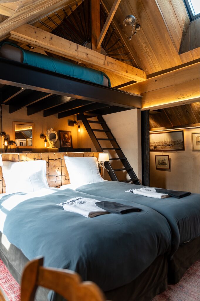 Une chambre dans la résidence À Fleur de Rance, à Saint-Malo