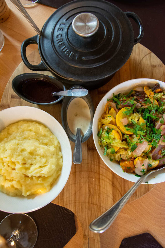 Les accompagnements de saison du restaurant La Table du Couvent à Limoges