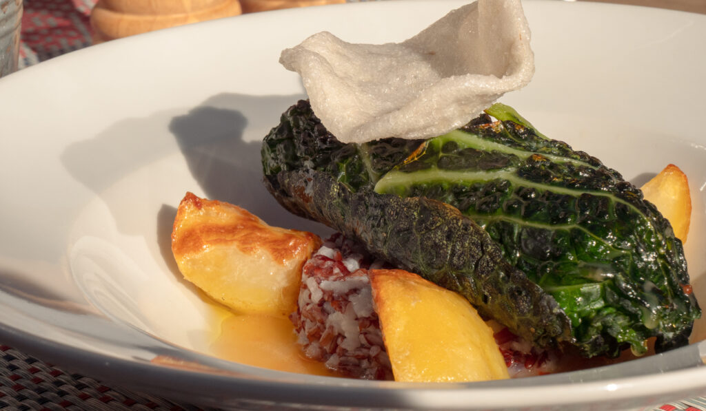 Plat du jour à la brasserie Le Barathym à Arcachon.