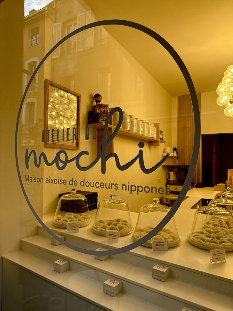 Devanture de l'Atelier du Mochi